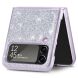 Защитный чехол Deexe Glitter Case для Samsung Galaxy Flip 4 - Silver (302205S). Фото 3 из 10