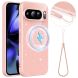 Защитный чехол Deexe Glitter Case with MagSafe для Google Pixel 10 Pro - Pink (385926P). Фото 1 из 7