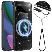 Защитный чехол Deexe Glitter Case with MagSafe для Google Pixel 11 Pro XL - Black: фото 1 из 7