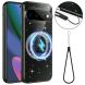 Защитный чехол Deexe Glitter Case with MagSafe для Google Pixel 11 Pro XL - Black (426007B). Фото 1 из 7