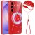 Защитный чехол Deexe Glitter Case with MagSafe для Samsung Galaxy A57 (A576) - Red: фото 1 из 7