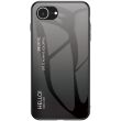 Защитный чехол Deexe Gradient Color для iPhone 17e / 16e - Black / Grey (378238BH)