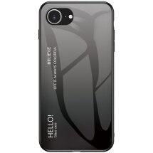 Защитный чехол Deexe Gradient Color для iPhone 17e / 16e - Black / Grey: фото 1 из 13