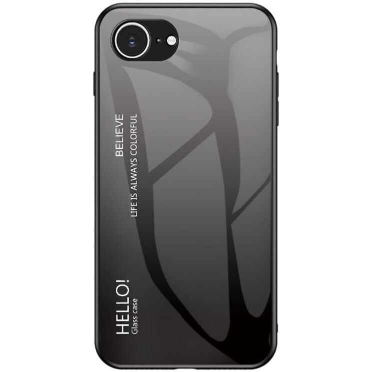 Защитный чехол Deexe Gradient Color для iPhone 17e / 16e - Black / Grey: фото 1 из 13
