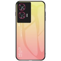 Защитный чехол Deexe Gradient Color для Motorola Edge 50 Fusion - Yellow: фото 1 из 12