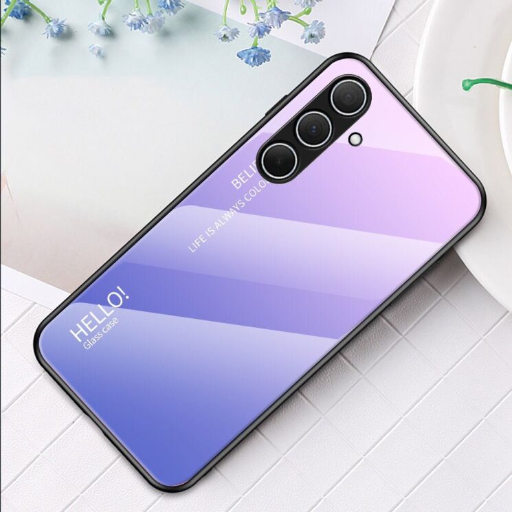 Захисний чохол Deexe Gradient Color для Samsung Galaxy A56 (A566) - Pink / Purple: фото 2 з 7