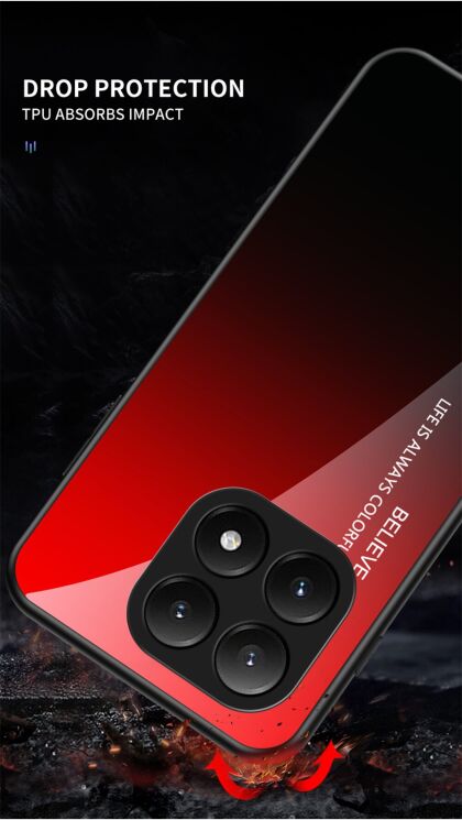 Защитный чехол Deexe Gradient Color для Xiaomi 15T Pro - Pink / Purple: фото 8 из 9