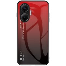 Защитный чехол Deexe Gradient Color для Xiaomi Poco F7 - Red / Black: фото 1 из 12