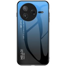 Защитный чехол Deexe Gradient Color для Xiaomi Poco F7 Pro - Blue / Black: фото 1 из 8