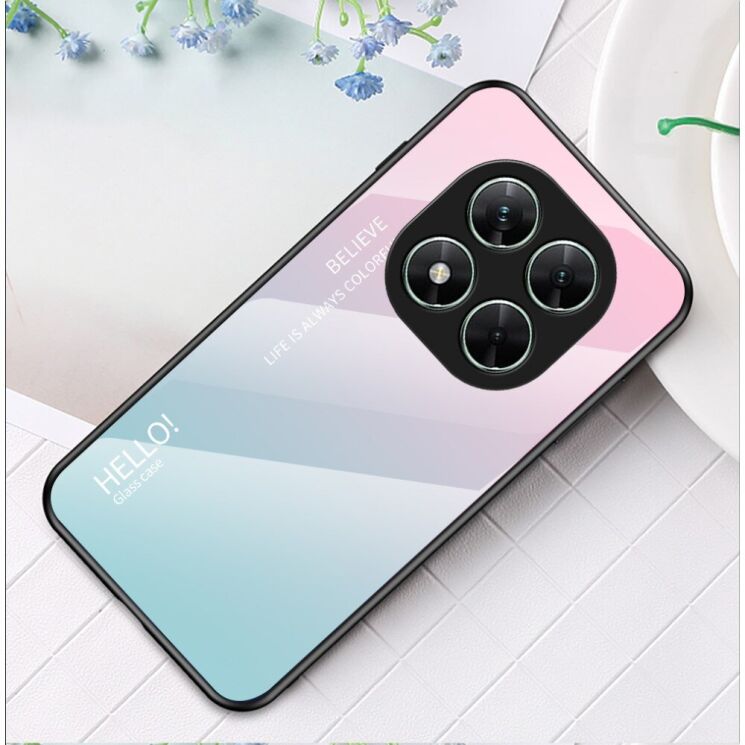 Защитный чехол Deexe Gradient Color для Xiaomi Poco X7 - Pink / Blue: фото 2 из 7