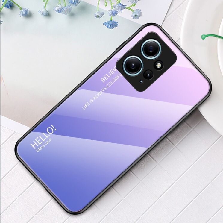 Защитный чехол Deexe Gradient Color для Xiaomi Redmi Note 12 - Pink / Purple: фото 2 из 7