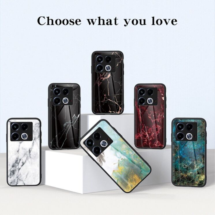 Защитный чехол Deexe Gradient Pattern для Infinix Note 40 - Red: фото 6 из 7