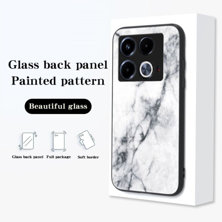 Защитный чехол Deexe Gradient Pattern для Infinix Note 40 - Red: фото 7 из 7