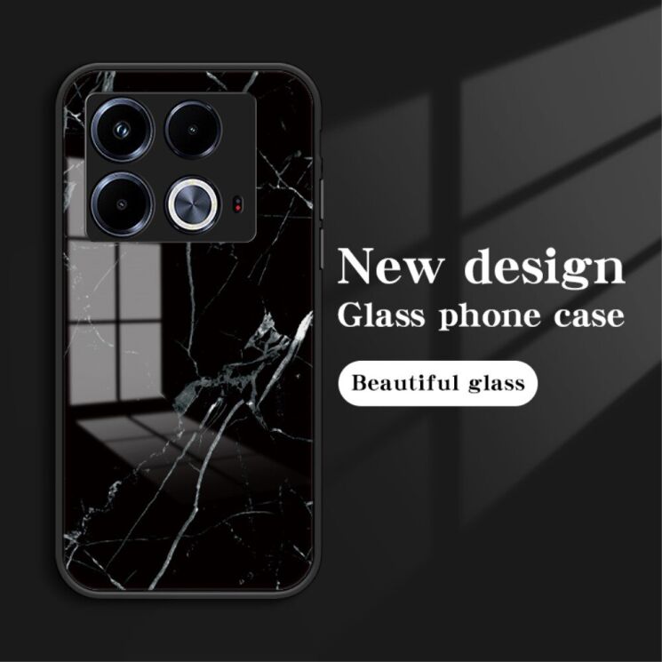 Защитный чехол Deexe Gradient Pattern для Infinix Note 40 - Red: фото 3 из 7
