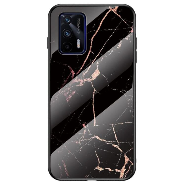 Чехол с рисунком Deexe Gradient Pattern для Realme GT - Black / Gold: фото 1 из 10