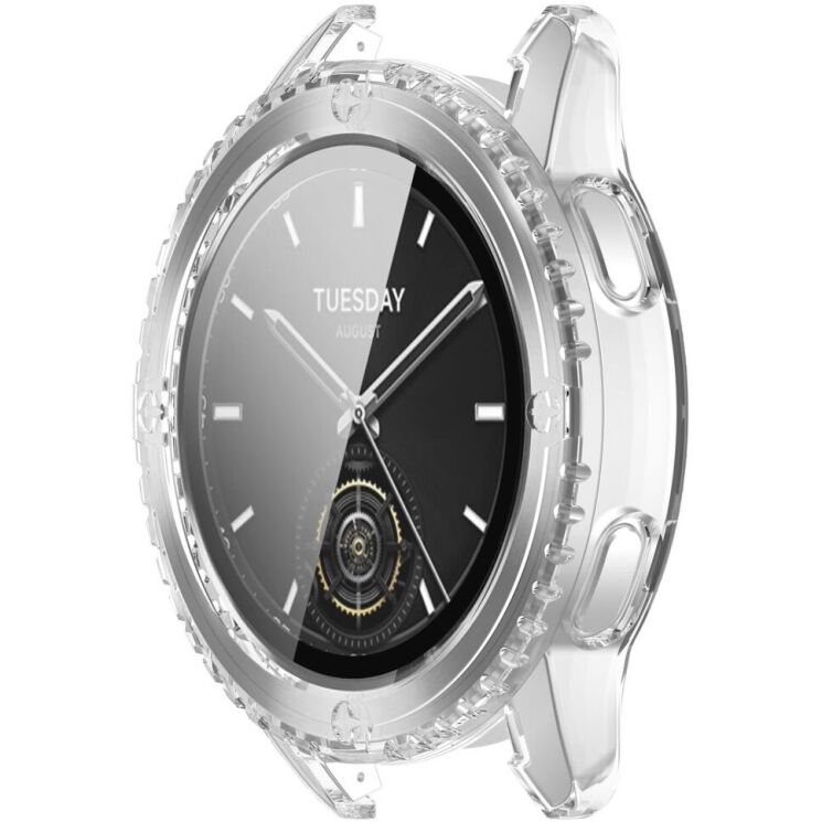 Защитный чехол Deexe Hard Frame для Xiaomi Watch S3 - Transparent: фото 1 из 4