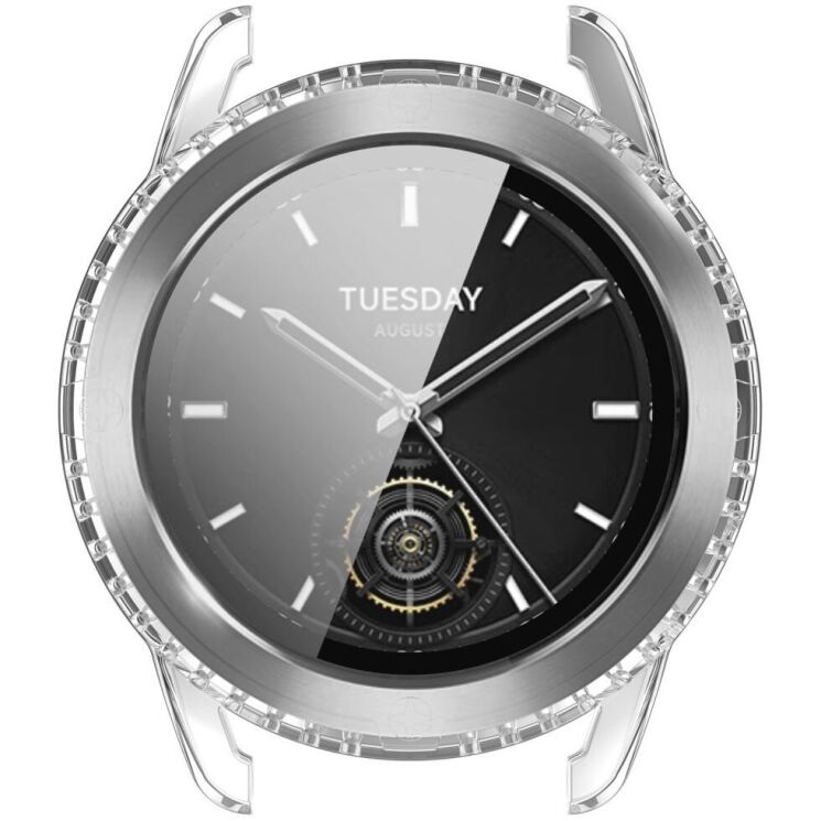 Защитный чехол Deexe Hard Frame для Xiaomi Watch S3 - Transparent: фото 3 из 4