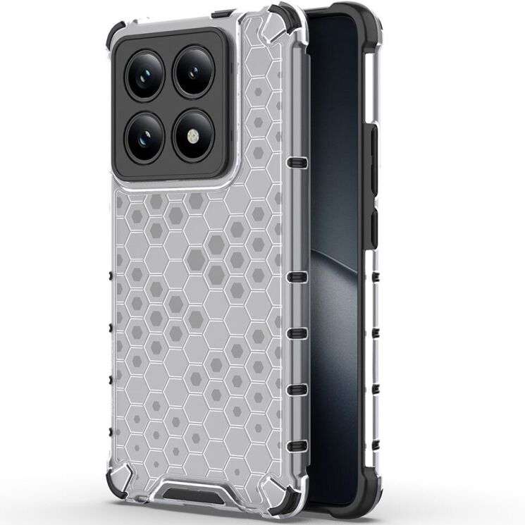 Защитный чехол Deexe Honeycomb Series для Xiaomi 14T Pro - Grey: фото 1 из 5