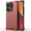 Защитный чехол Deexe Honeycomb Series для Xiaomi Redmi Note 13 Pro 4G / Poco M6 Pro - Red (345743R)