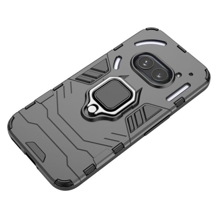 Защитный чехол Deexe Hybrid Case для Nothing Phone (2a) / Phone (2a) Plus - Black: фото 6 из 9