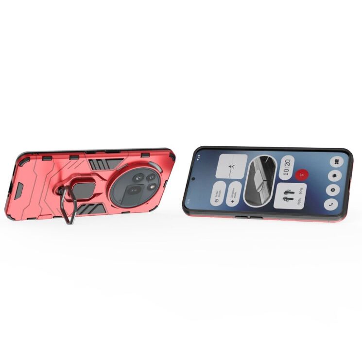 Защитный чехол Deexe Hybrid Case для Nothing Phone (3a) Pro - Red: фото 2 из 5