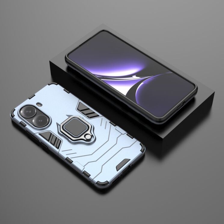 Защитный чехол Deexe Hybrid Case для Xiaomi Poco X7 Pro - Blue: фото 4 из 6