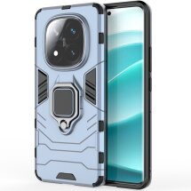 Защитный чехол Deexe Hybrid Case для Xiaomi Redmi Note 14 Pro Plus - Blue: фото 1 из 6