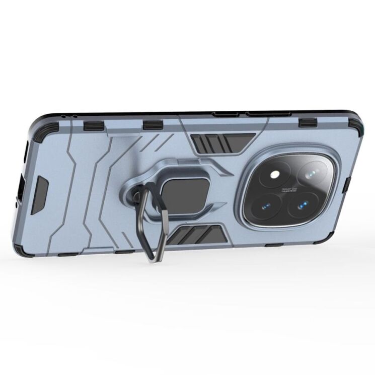 Защитный чехол Deexe Hybrid Case для Xiaomi Redmi Note 14 Pro Plus - Blue: фото 3 из 6