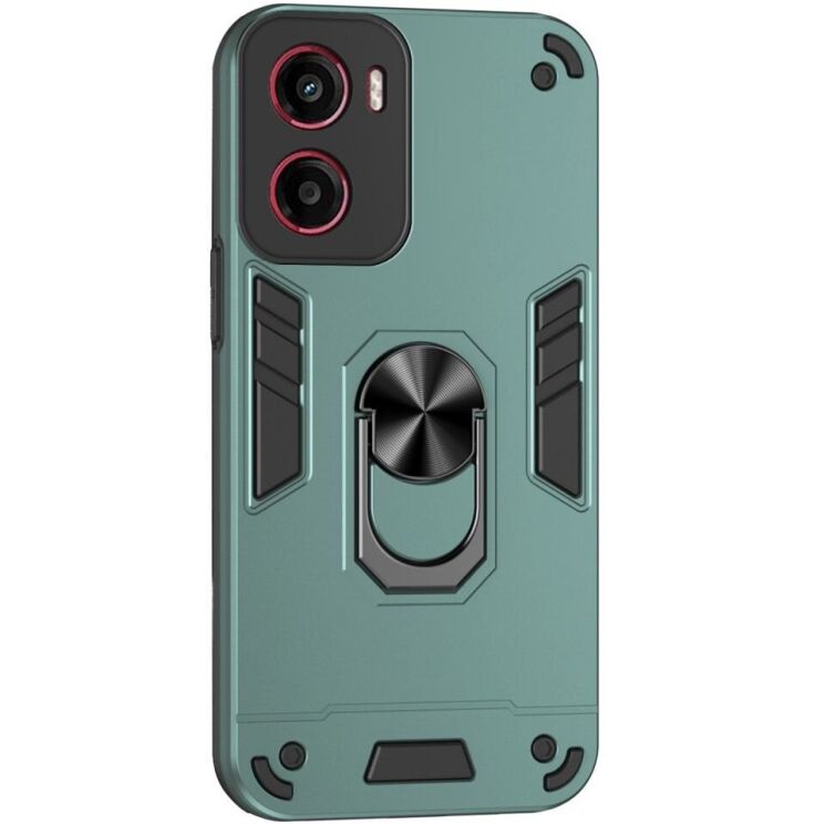 Защитный чехол Deexe Hybrid Shell для Motorola Moto G05 - Green: фото 1 из 7