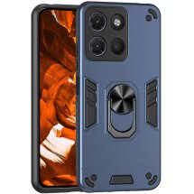 Защитный чехол Deexe Hybrid Shell для Motorola Moto G17 Power / G15 - Blue: фото 1 из 7