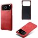 Захисний чохол Deexe Leather Back Cover для iPhone 18 Pro / 17 Pro - Red (423614R). Фото 4 з 5