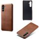 Защитный чехол Deexe Leather Back Cover для Samsung Galaxy A16 (A165) - Brown (365269Z). Фото 2 из 4