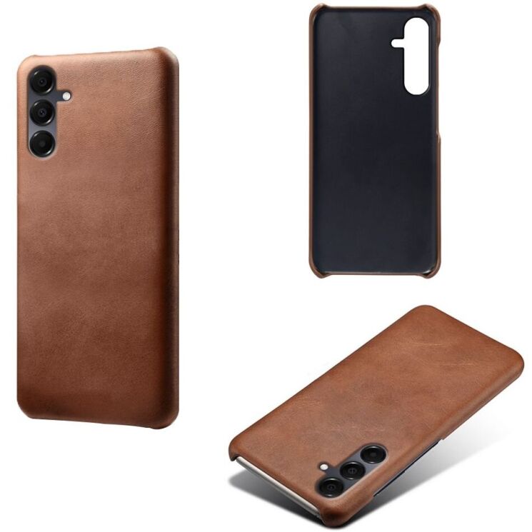 Защитный чехол Deexe Leather Back Cover для Samsung Galaxy A16 (A165) - Brown: фото 2 из 4