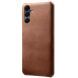 Защитный чехол Deexe Leather Back Cover для Samsung Galaxy A16 (A165) - Brown (365269Z). Фото 1 из 4