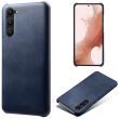 Защитный чехол Deexe Leather Back Cover для Samsung Galaxy S24 Plus - Blue (343444L)