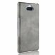Защитный чехол Deexe Leather Back Cover для Sony Xperia 10 Plus - Grey (202213H). Фото 3 из 8