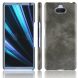 Защитный чехол Deexe Leather Back Cover для Sony Xperia 10 Plus - Grey (202213H). Фото 1 из 8
