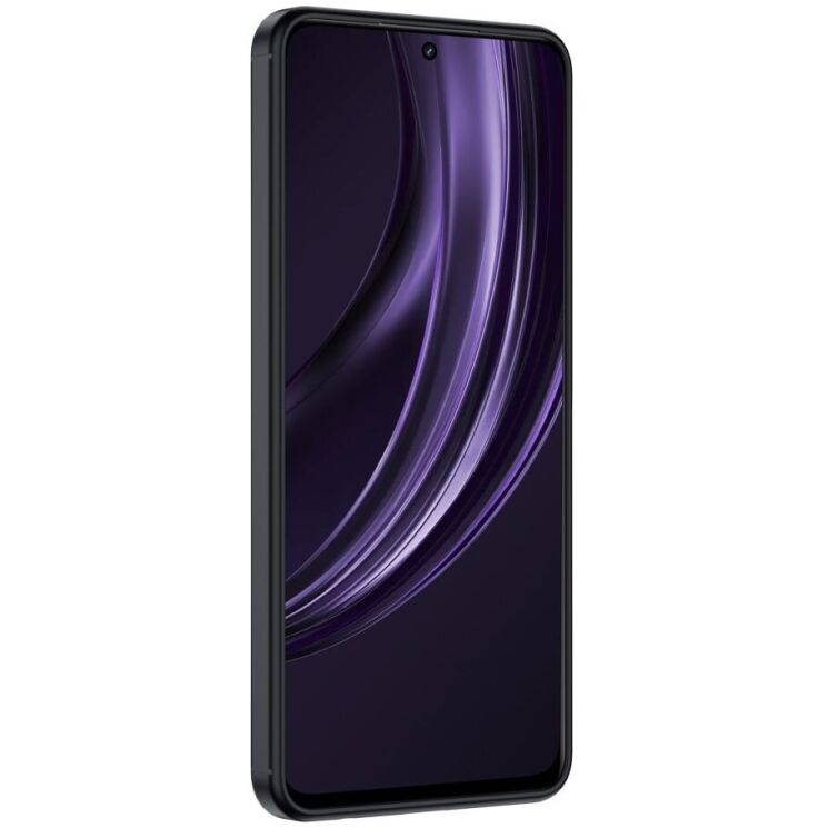Защитный чехол Deexe Leather Cover для Realme 13 5G - Black: фото 2 из 12