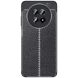 Защитный чехол Deexe Leather Cover для Realme 13 5G - Black (366703B). Фото 4 из 12