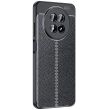 Защитный чехол Deexe Leather Cover для Realme 13 5G - Black (366703B)