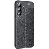 Захисний чохол Deexe Leather Cover для Samsung Galaxy A36 (A366) - Black (372017B)