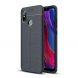 Защитный чехол Deexe Leather Cover для Xiaomi Mi 8 - Dark Blue (139815DB). Фото 1 из 10