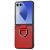 Защитный чехол Deexe Litchi Ring Case для Samsung Galaxy Flip 8 - Red: фото 1 из 11