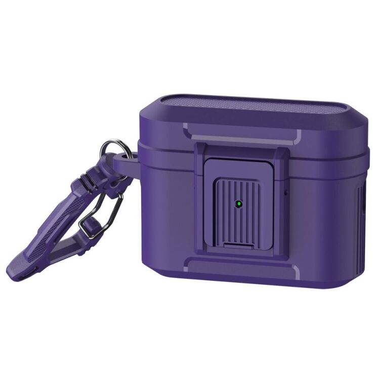 Захисний чохол Deexe Lock Design для Apple AirPods Pro 2 - Purple: фото 1 з 10