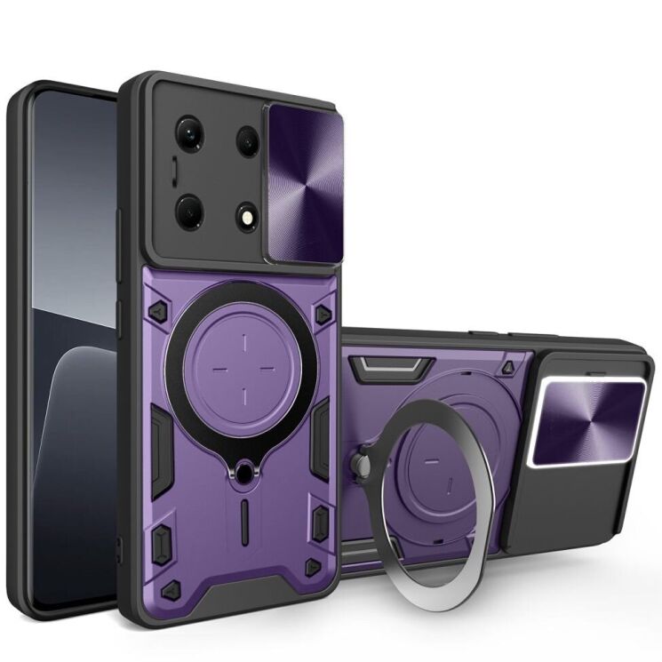 Защитный чехол Deexe Magnetic Space для Infinix Note 30 - Purple: фото 1 из 10
