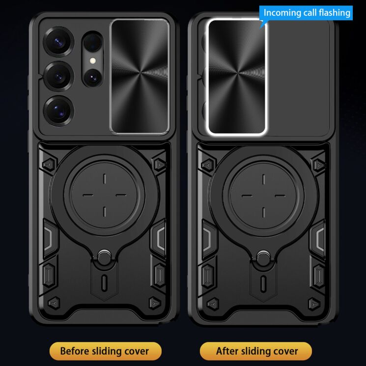 Защитный чехол Deexe Magnetic Space для Samsung Galaxy S26 Ultra - Black (404465B) Защитный чехол Deexe Magnetic Space для Samsung Galaxy S26 Ultra - Black: фото 5 из 7