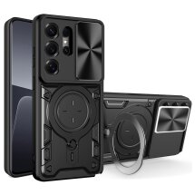 Защитный чехол Deexe Magnetic Space для Samsung Galaxy S26 Ultra - Black: фото 1 из 7