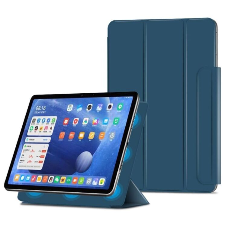 Защитный чехол Deexe Magnetic Stand для Xiaomi Mi Pad 5 / 5 Pro - Dark Blue: фото 1 из 4