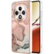 Защитный чехол Deexe Marble Case для OPPO Reno 12 F/FS - Pink (377801P). Фото 1 из 8