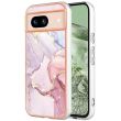 Защитный чехол Deexe Marble Style для Google Pixel 8A - Rose Gold (341036RG)